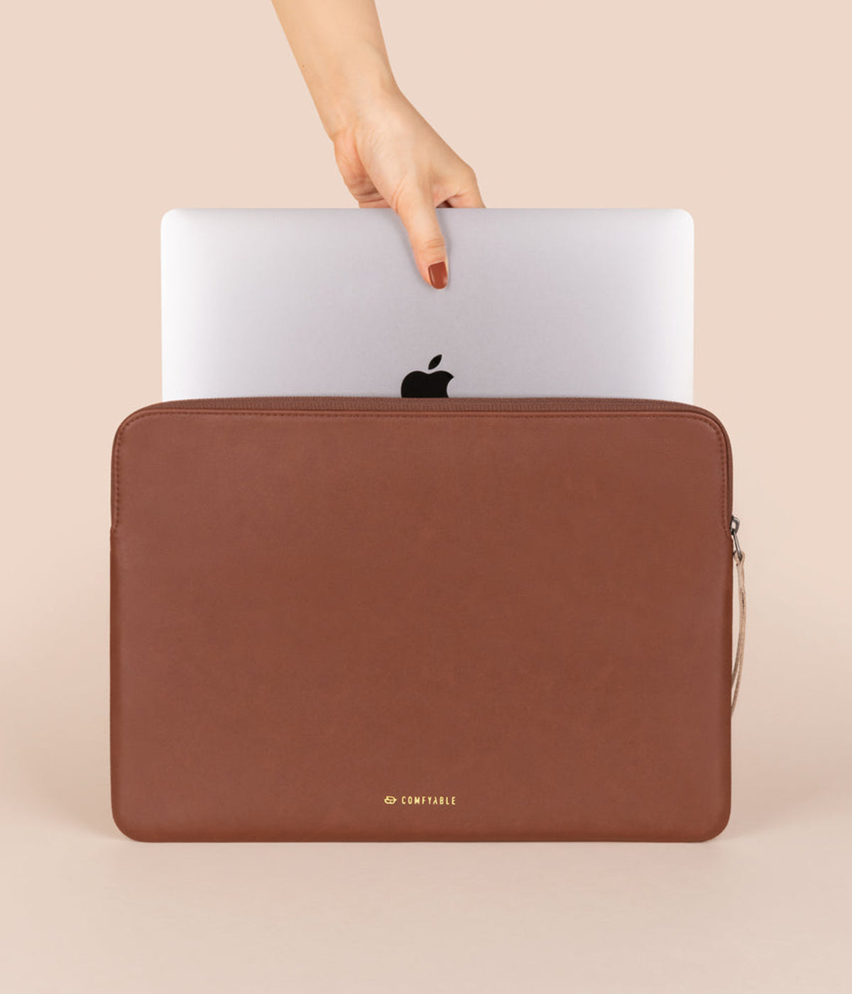 MacBook Pro Air M1 M2 M3 Sleeve Kılıf Case Clasic Kahve 05